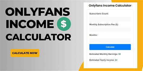 onlyfans earnings calculator|Onlyfans Money Calculator